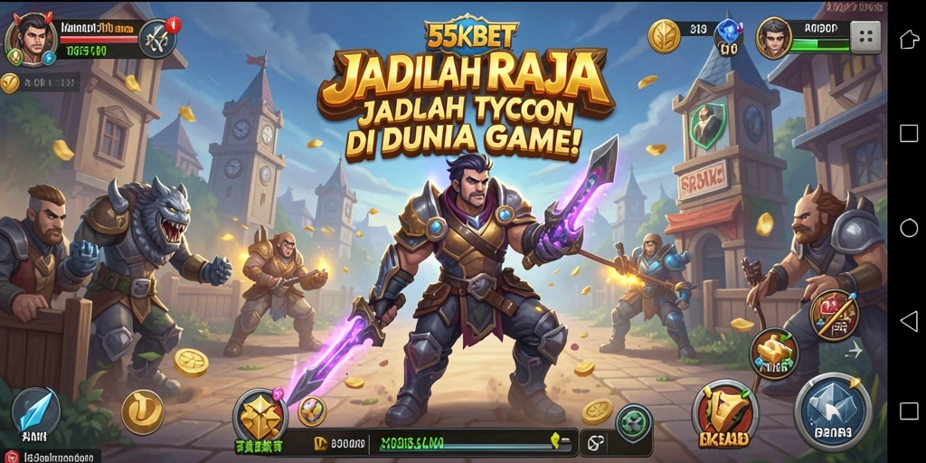 Tampilan gameplay <strong>55KBET</strong> yang menarik dan interaktif.