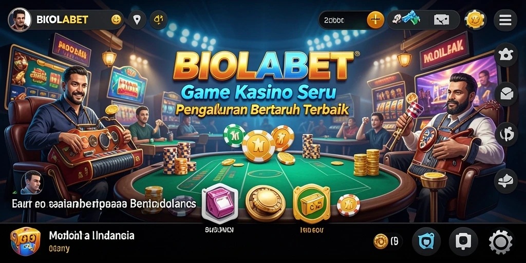 Tampilan menarik dari gameplay <strong>BIOLABET</strong> saat bermain Kasino.
