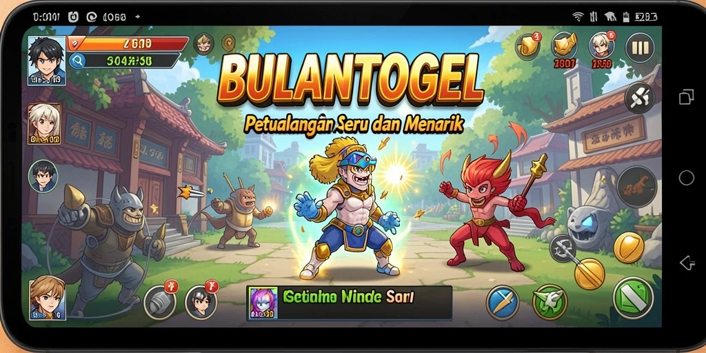 Tampilan menarik yang menunjukkan karakter anime dalam aksi seru.