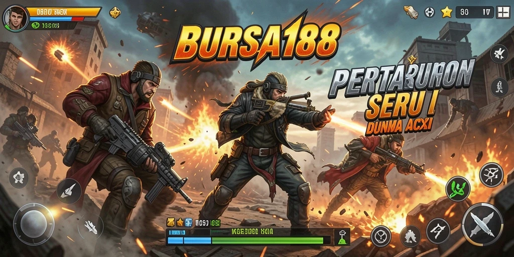 Tampilan gameplay BURSA188 yang penuh aksi dan seru.