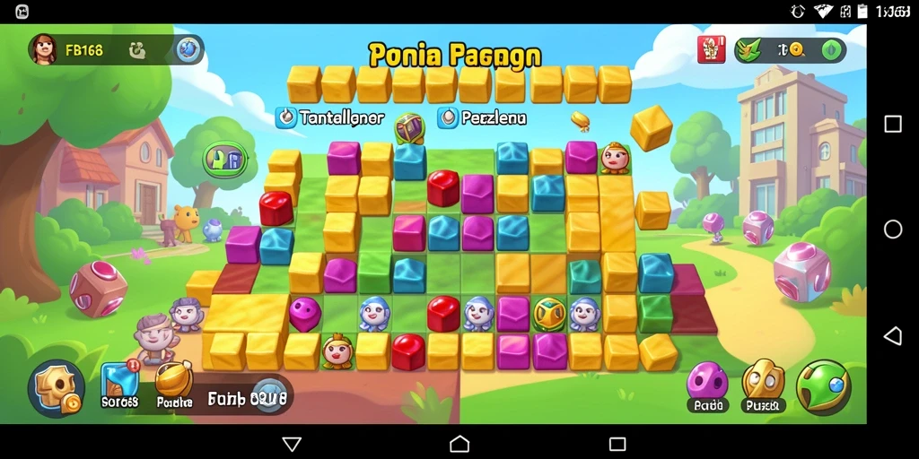 Tampilan gameplay FB168 yang menarik dan penuh tantangan Puzzle.