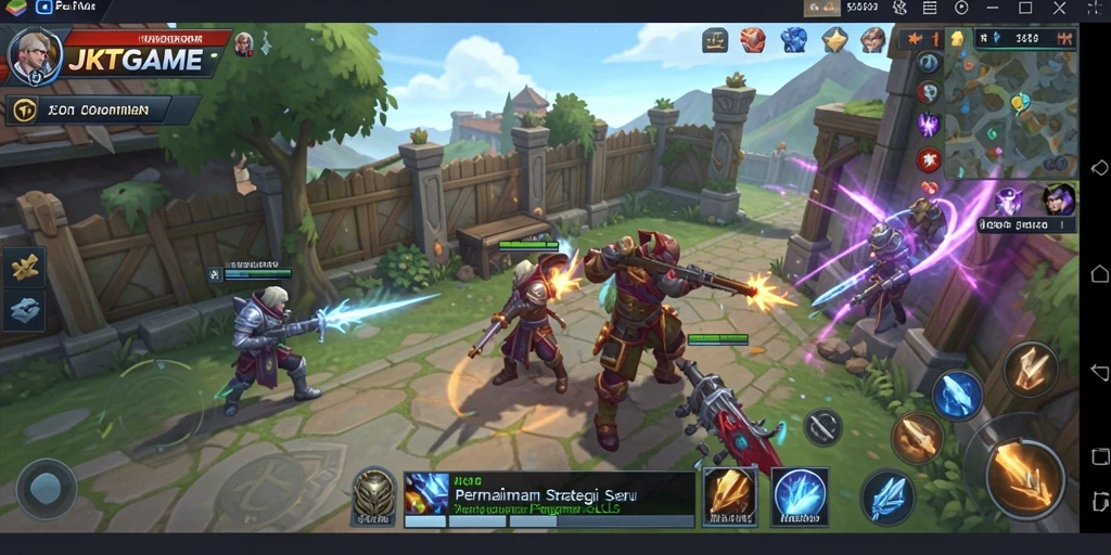 Tampilan menarik dari gameplay JKTGAME yang penuh strategi.