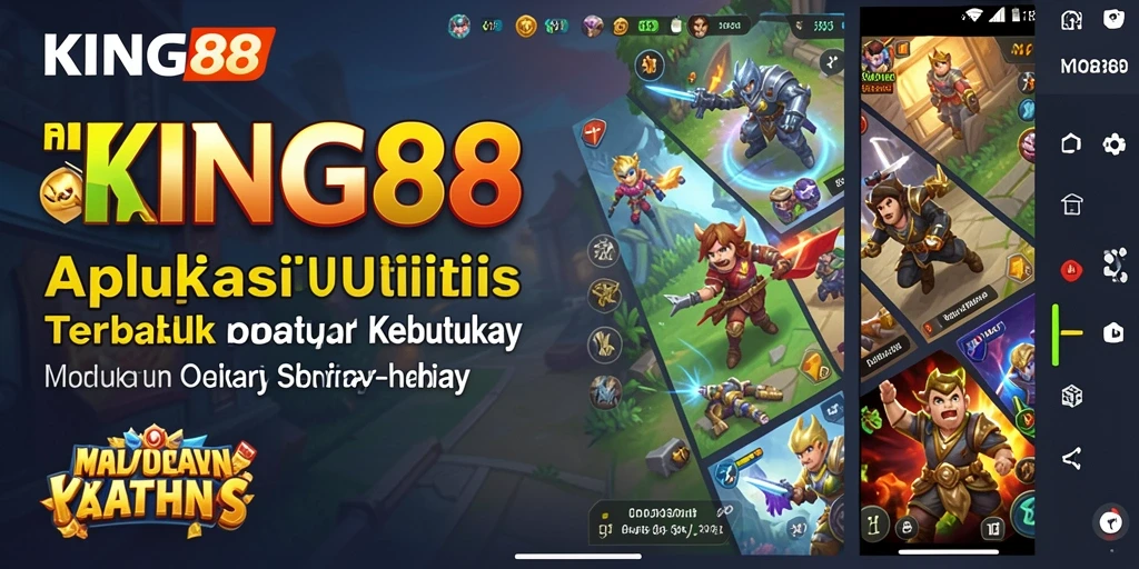 Screenshot KING88 menampilkan antarmuka yang sederhana dan fungsional.