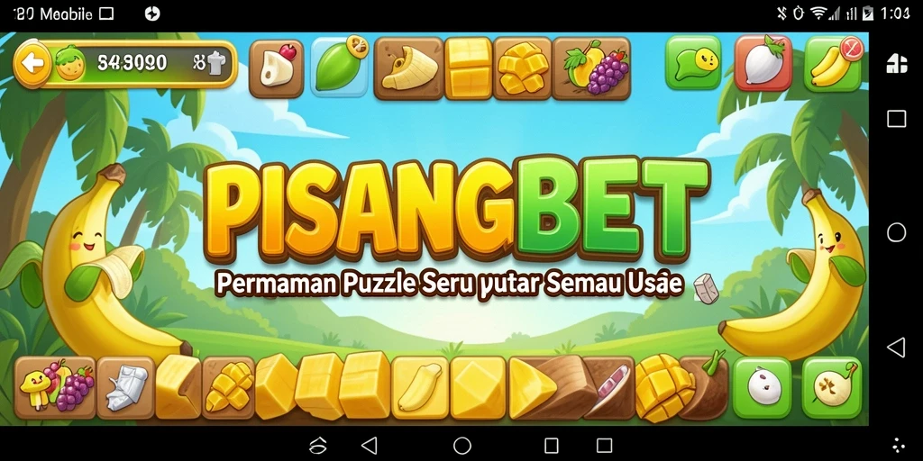 Screenshot gameplay PISANGBET, menampilkan tantangan Puzzle yang menarik.