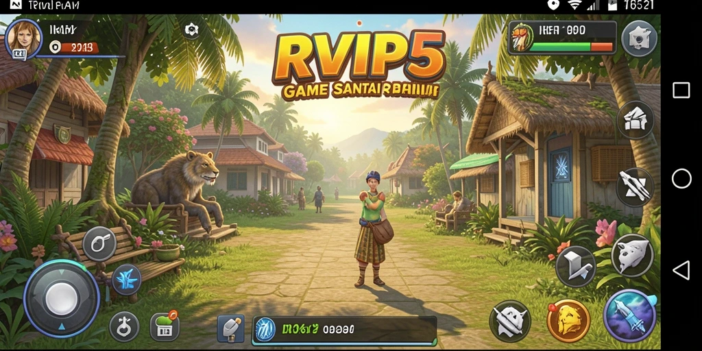 Tampilan gameplay RVIP5 yang santai dan menghibur.