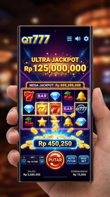 Screenshot menunjukkan pengguna yang puas saat mengunduh dari qt777.